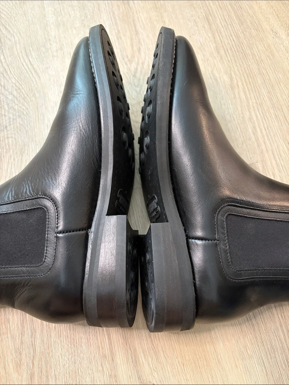 Thursday Boot Co Mens Duke Chelsea Black Leather Boots Size 10 handmade classic